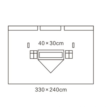 Nonwoven Easy For Use Vertical Surgucal Drape